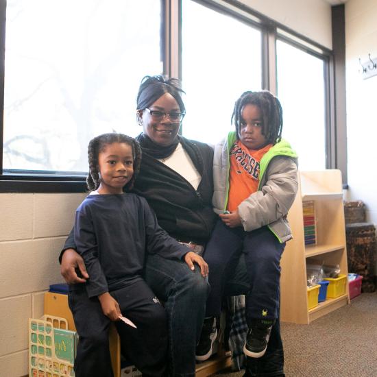 JoAnna and Family at the CDC